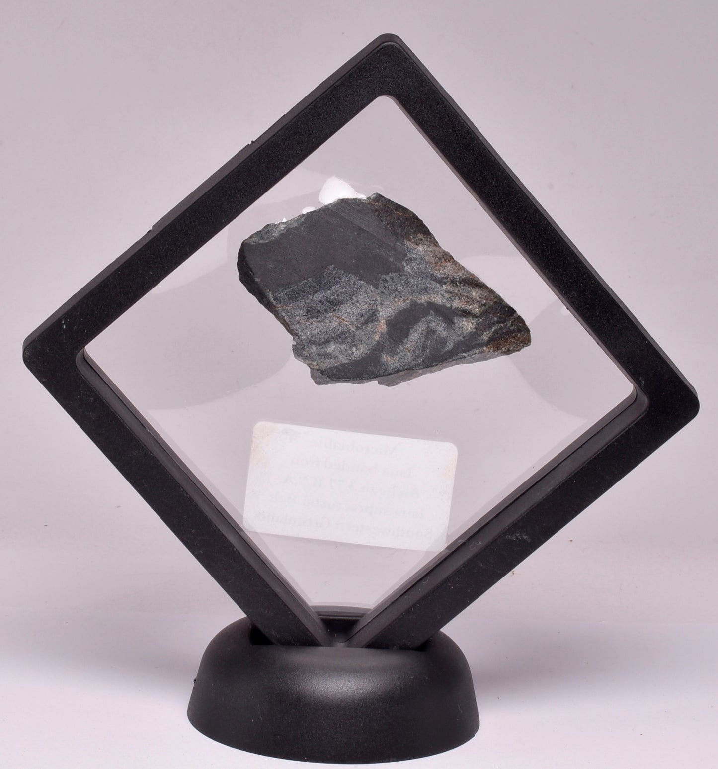 MICROBIALITE STROMATOLITE, ISUA BANDED IRON, 3.77 B.Y.A. GREENLAND S157