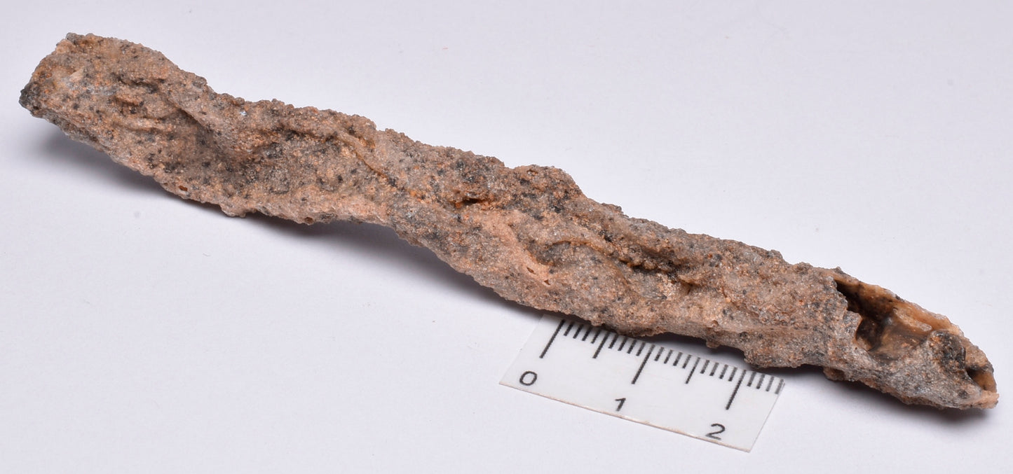 FULGURITE LIGHTNING STRIKE GLASS MOROCCO MT23