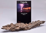 FULGURITE LIGHTNING STRIKE GLASS MOROCCO MT12