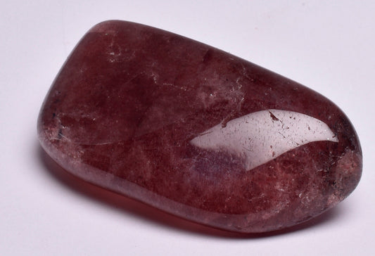 STAWBERRY QUARTZ POLISHED FREEFORM TUMBLE P502