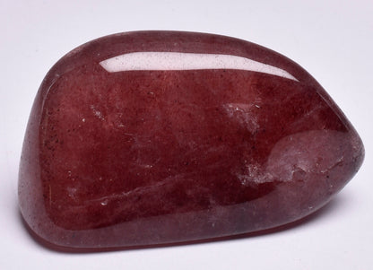 STAWBERRY QUARTZ POLISHED FREEFORM TUMBLE P502