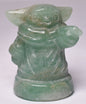 CARVED GREEN AVENTURINE BABY YODA P756
