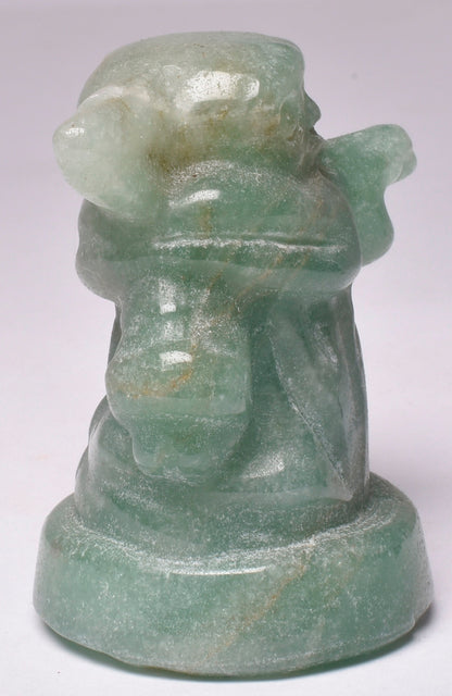 CARVED GREEN AVENTURINE BABY YODA P756