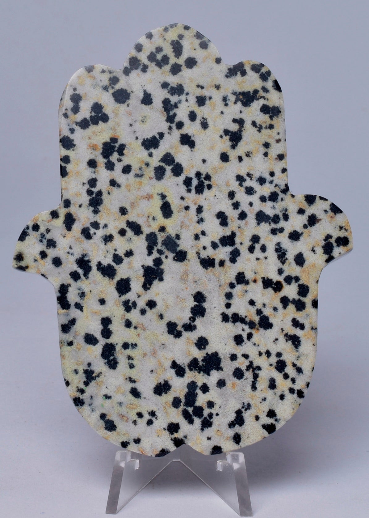 CRYSTAL DALMATION JASPER HAMZA HAND P812