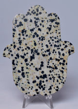 CRYSTAL DALMATION JASPER HAMZA HAND P812