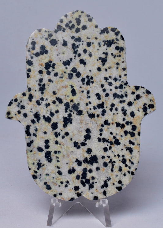 CRYSTAL DALMATION JASPER HAMZA HAND P812