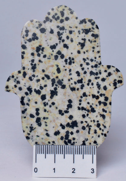 CRYSTAL DALMATION JASPER HAMZA HAND P812