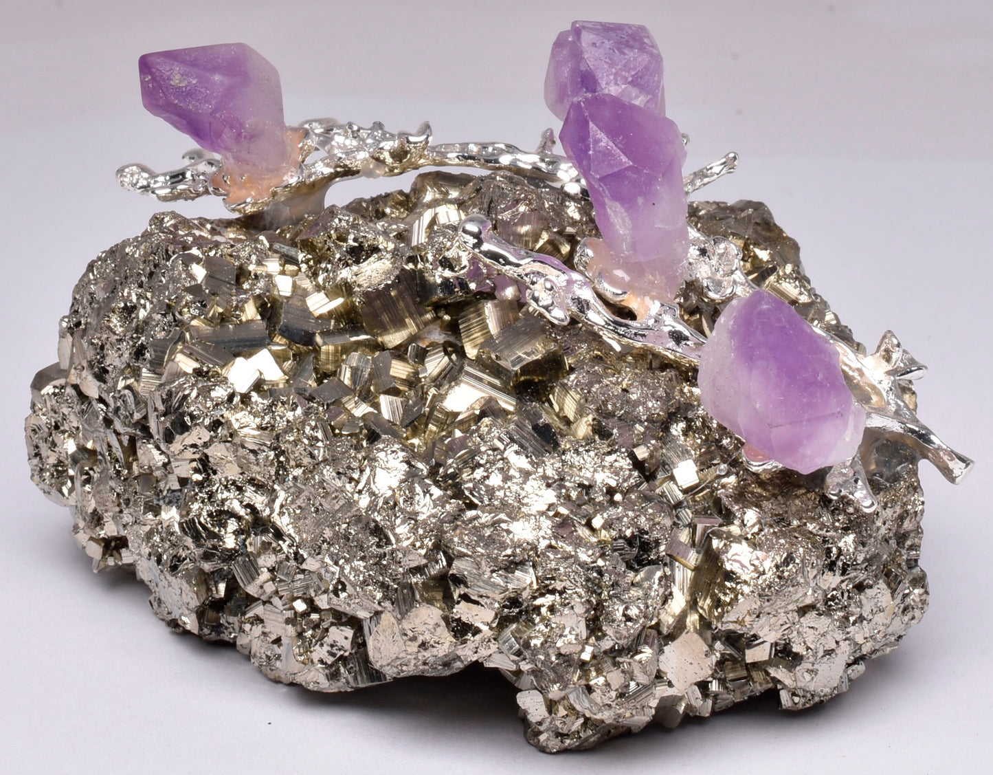 PYRITE and AMETHYST TREE M23