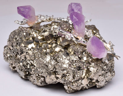 PYRITE and AMETHYST TREE M23