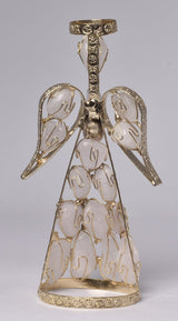 ROSE QUARTZ ANGEL with AMETHYST POINT P936