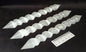 SELENITE SPIRAL WAND with DOUBLE POINT SE40
