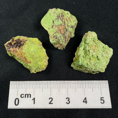 Gaspeite Rough from Australia (3 pieces) XRG002