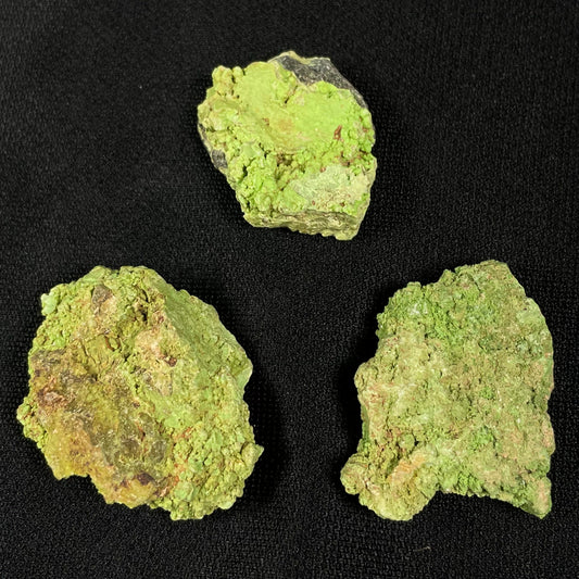Gaspeite Rough from Australia (3 pieces) XRG004