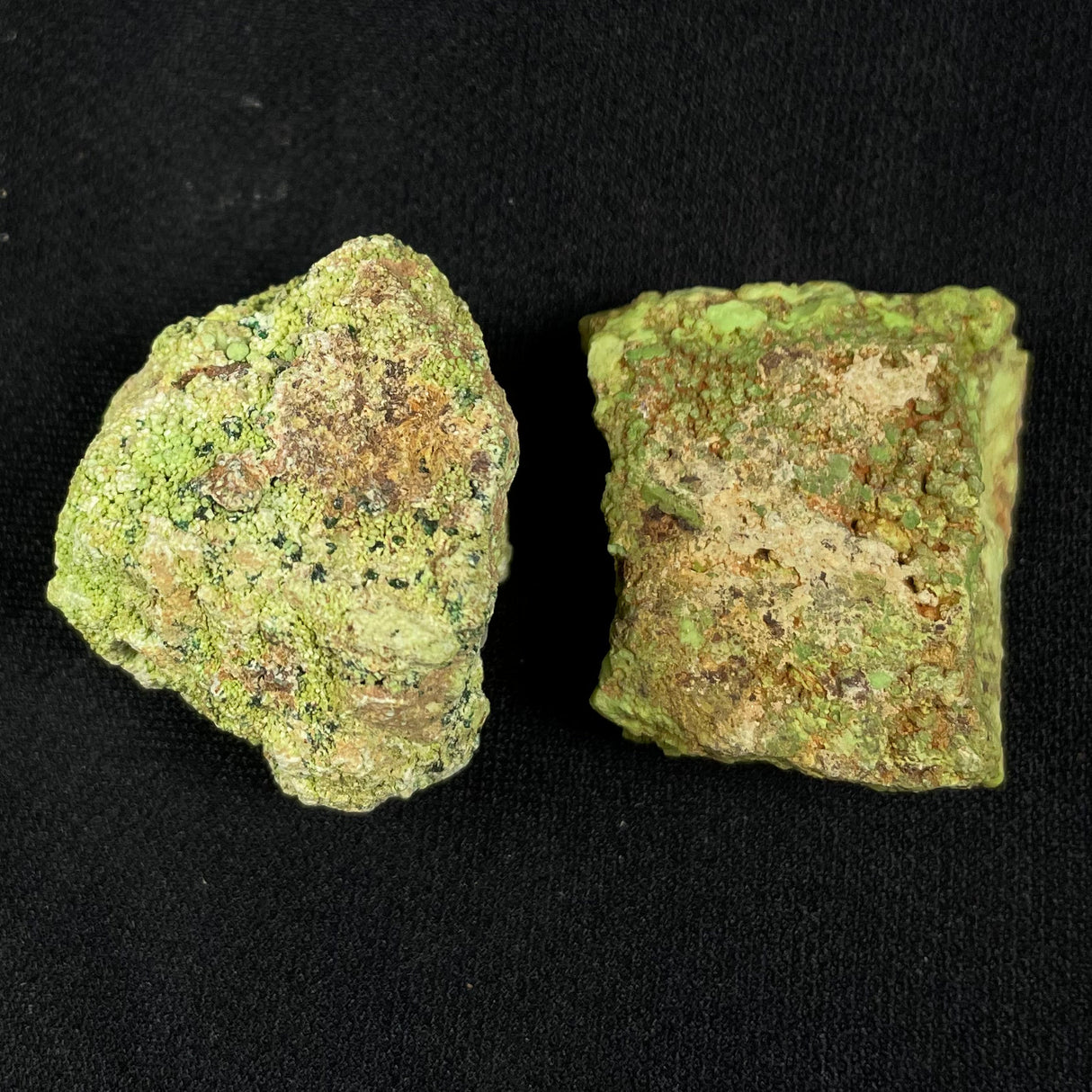 Gaspeite Rough from Australia (2 pieces) XRG010