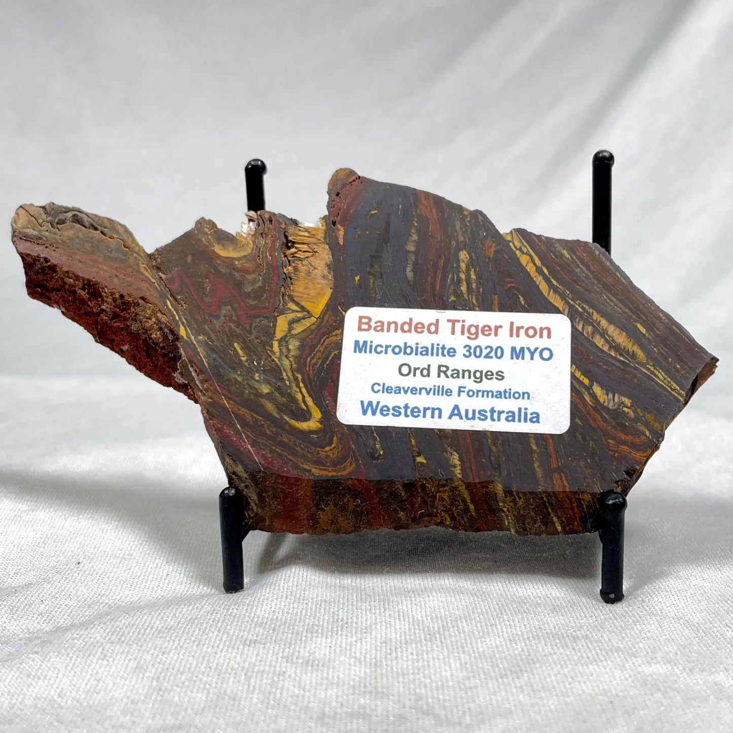 Banded Tiger Iron from Australia Polished ZBI001