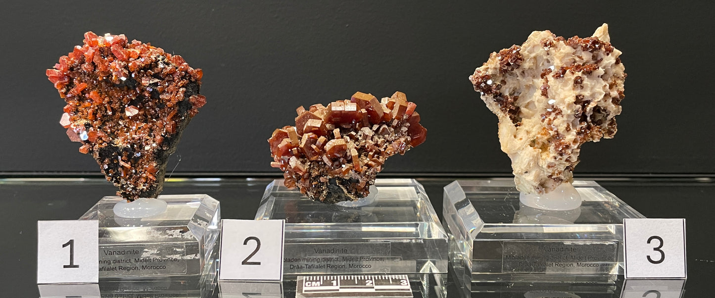 VANADINITE, Morocco IV036-38