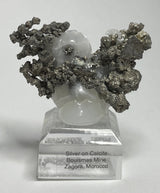 SILVER ON CALCITE, Morocco ISI006