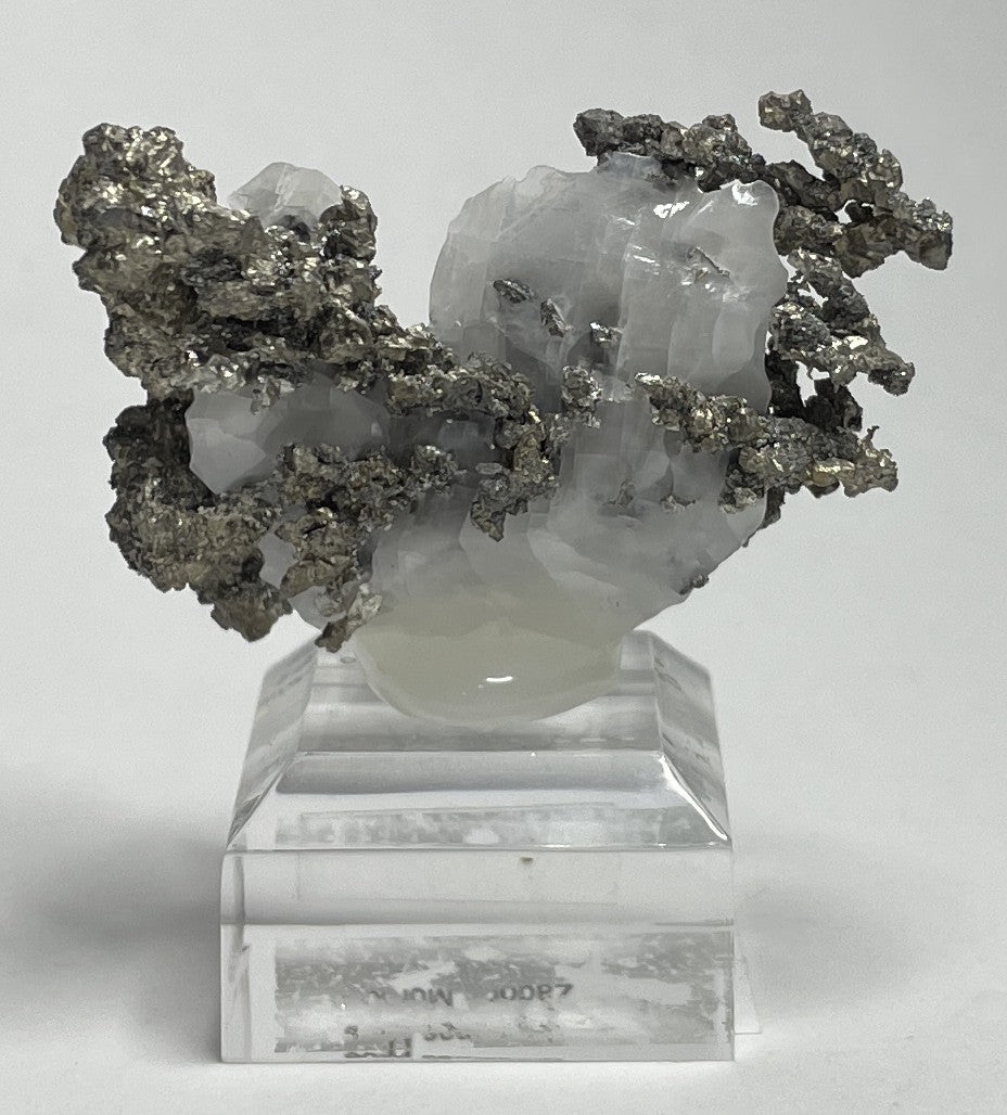 SILVER ON CALCITE, Morocco ISI006