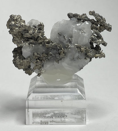 SILVER ON CALCITE, Morocco ISI006