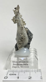 SILVER ON CALCITE, Morocco ISI011