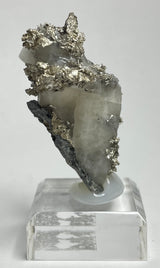 SILVER ON CALCITE, Morocco ISI011