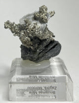 SILVER ON CALCITE, Morocco ISI012