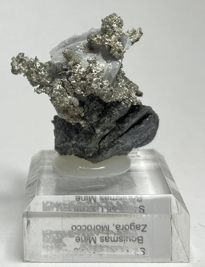 SILVER ON CALCITE, Morocco ISI012