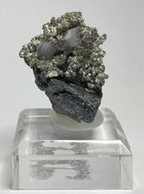 SILVER ON CALCITE, Morocco ISI012