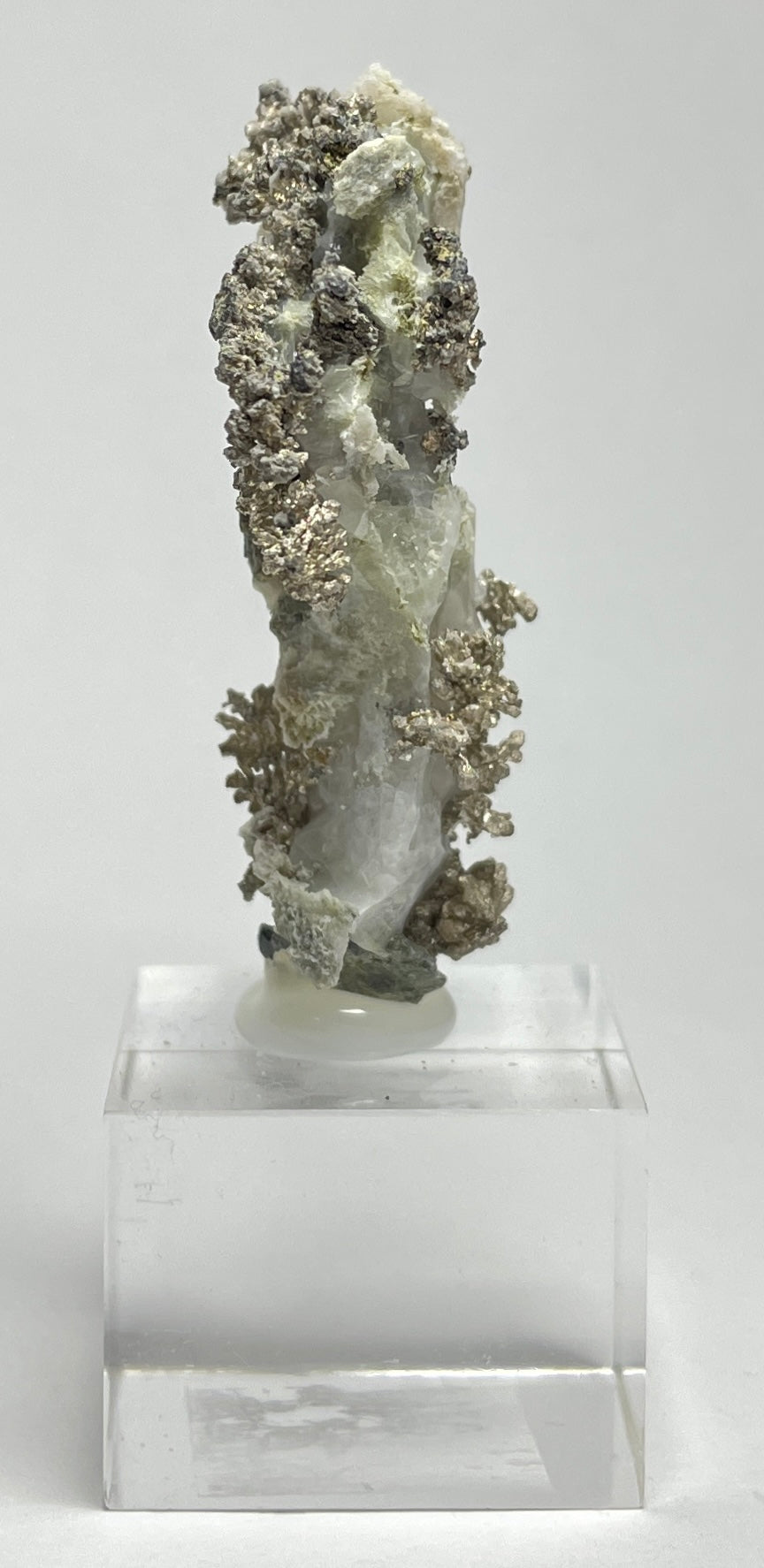 SILVER ON CALCITE, Morocco ISI013