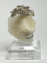 SILVER ON CALCITE, Morocco ISI014