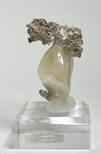 SILVER ON CALCITE, Morocco ISI014