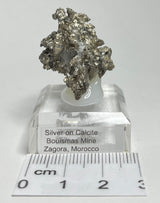 SILVER ON CALCITE, Morocco ISI015
