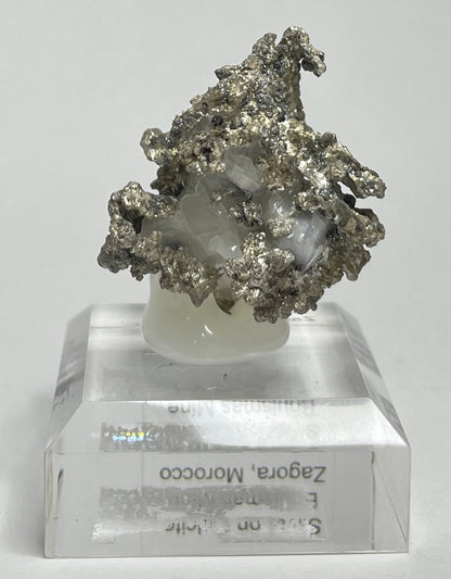 SILVER ON CALCITE, Morocco ISI015