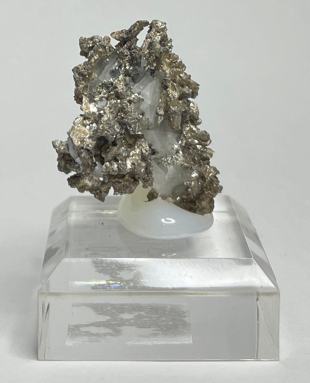 SILVER ON CALCITE, Morocco ISI015
