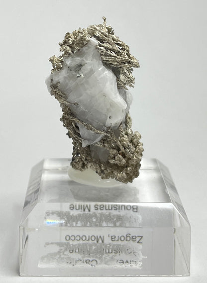 SILVER ON CALCITE, Morocco ISI016