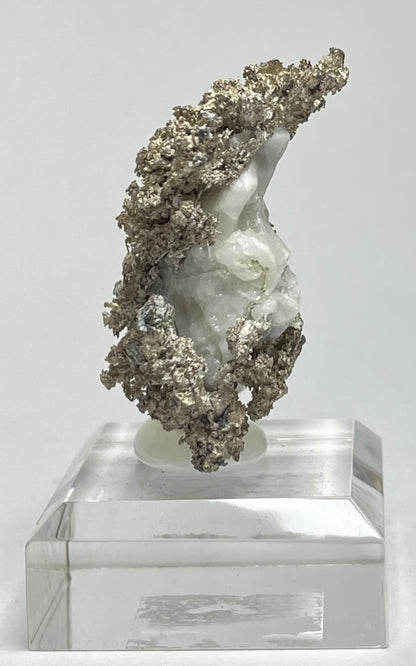 SILVER ON CALCITE, Morocco ISI017