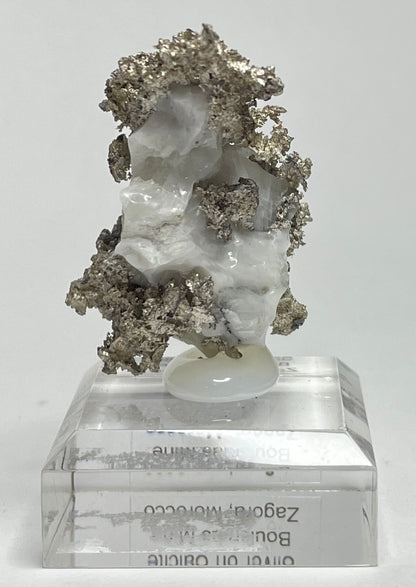 SILVER ON CALCITE, Morocco ISI017
