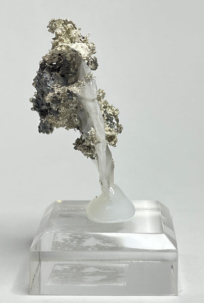 SILVER ON CALCITE, Morocco ISI018
