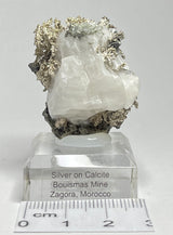 SILVER ON CALCITE, Morocco ISI019