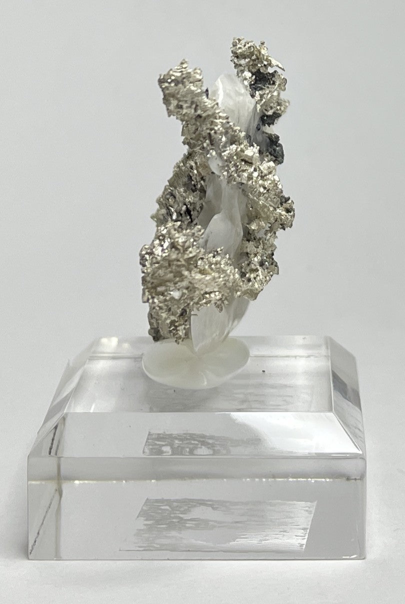 SILVER ON CALCITE, Morocco ISI020
