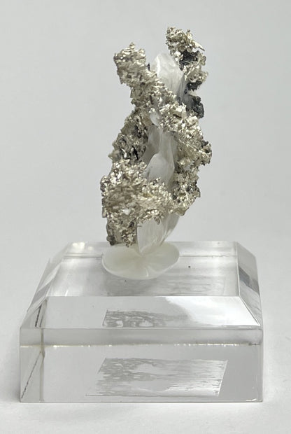SILVER ON CALCITE, Morocco ISI020