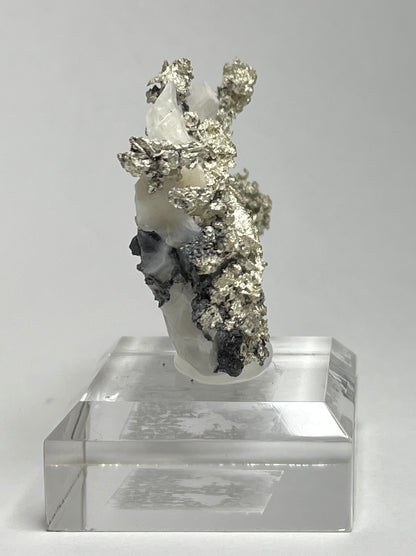 SILVER ON CALCITE, Morocco ISI020