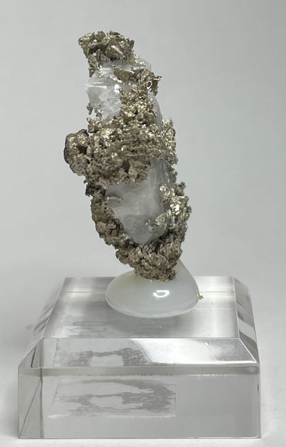 SILVER ON CALCITE, Morocco ISI022