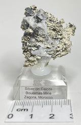 SILVER ON CALCITE, Morocco ISI023