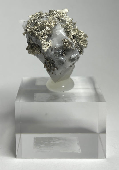 SILVER ON CALCITE, Morocco ISI024