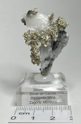 SILVER ON CALCITE, Morocco ISI025