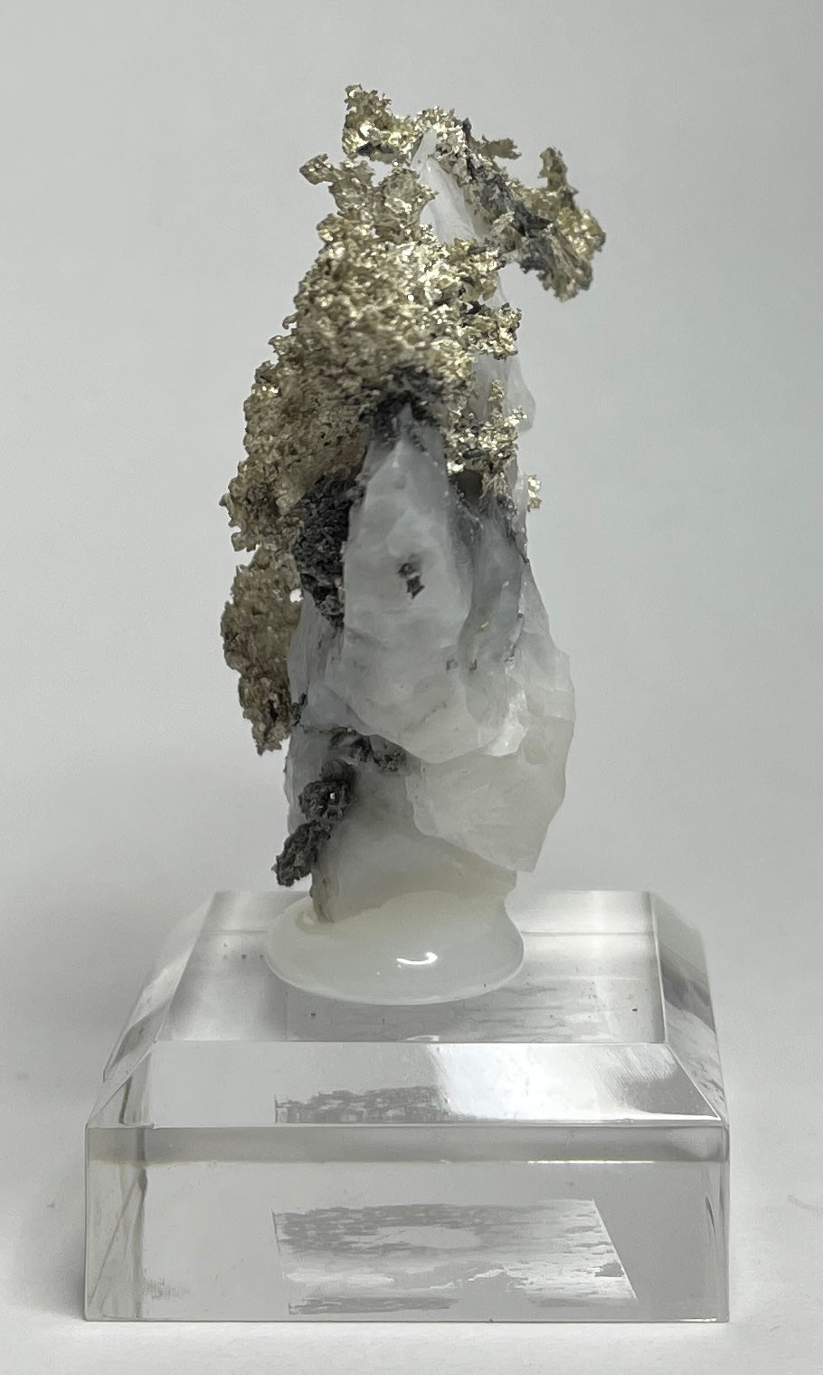 SILVER ON CALCITE, Morocco ISI025