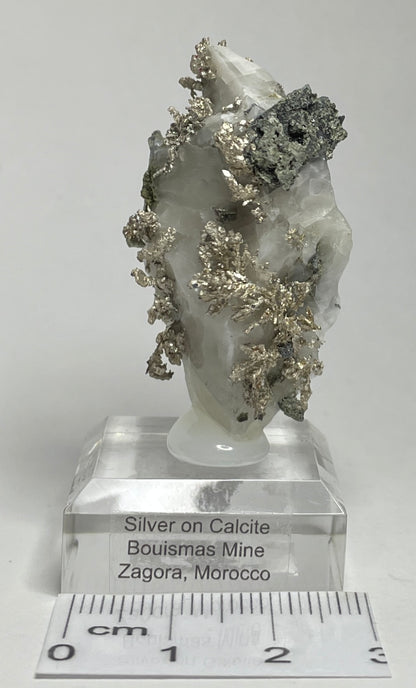 SILVER ON CALCITE, Morocco ISI026