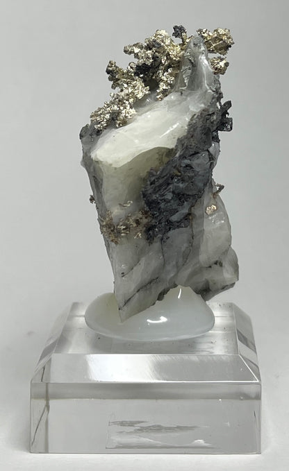 SILVER ON CALCITE, Morocco ISI027