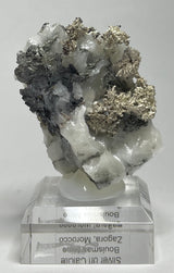 SILVER ON CALCITE, Morocco ISI027